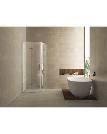 1/4 ronde cabine 2 dr.deuren 900x900x2000 chr.8mm NANO