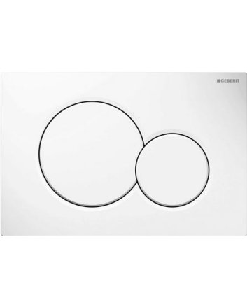 Geberit Sigma-01 drukplaat wit