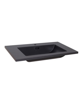 Sani DeLuxe Wastafel Quartz Classic 80, zonder kraangat