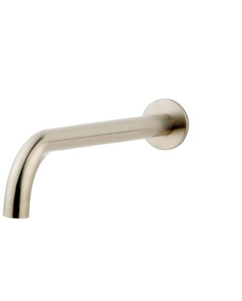 inbouw-uitloop rond 30cm 1/2'' geborsteld staal