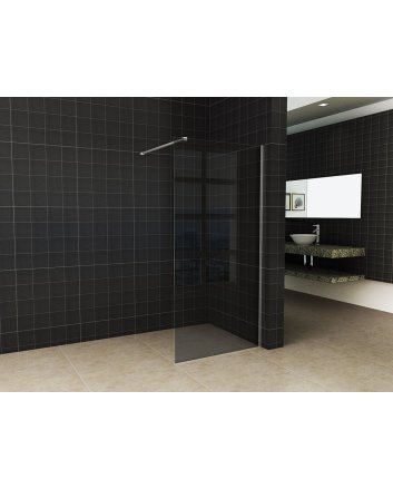 Slim glasplaat 900 x 2000 x 8 mm nano rookglas
