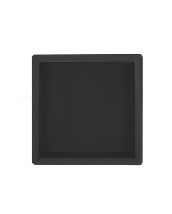 Demis inbouwnis 30 x 30 x 10 cm mat zwart