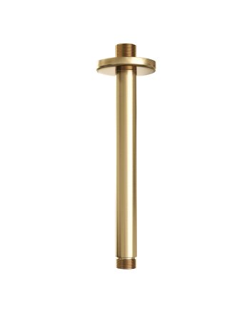 BRAUER Plafondarm 200 mm goud geborsteld PVD
