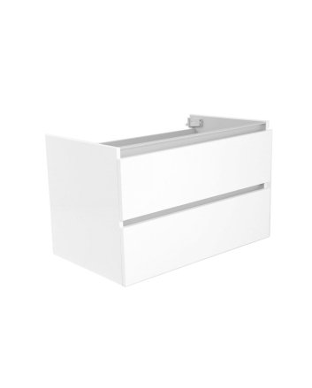 Vision onderkast met 2 laden 80 x 46 cm glans wit