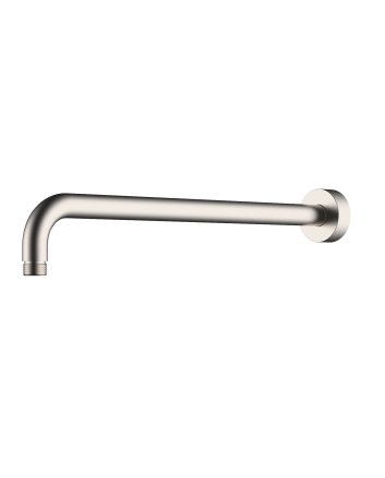 Caral douchearm met muurbevestiging 35 cm geborsteld staal
