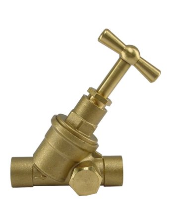 Riko Kiwa stopkraan 12 mm capillair x capillair met aftapgelegenheid