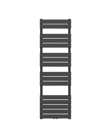 160x50 cm - 750 Watt  - Ecorad Florence - Mat Zwart - Handdoekradiator | Designradiator