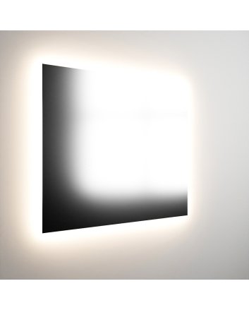 Mondiaz Bright spiegel 70x70cm Vierkant met LED verlichting