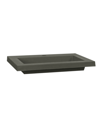 Sani DeLuxe Wastafel Trend Beton 100, met een kraangat