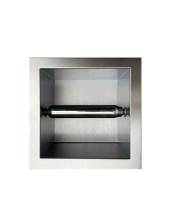 Sani DeLuxe Inbouw rolhouder RVS