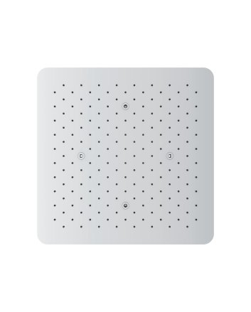 UFO inbouw-hoofddouche plafond vierkant 50x50x2cm chroom