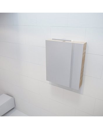 Mondiaz Cubb spiegelkast 50x70x16cm kleur washed oak met 1 deur