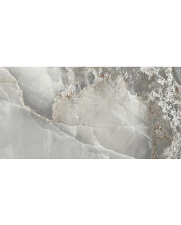 Vloer- en wandtegel marmerlook - pulpis onix marmer grijs 60x120 hoogglans - geschikt voor woonkamer en badkamer
