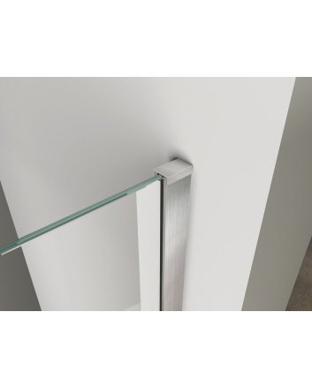 inloopdouche + RVS profiel 900x2000 10mm NANO glas