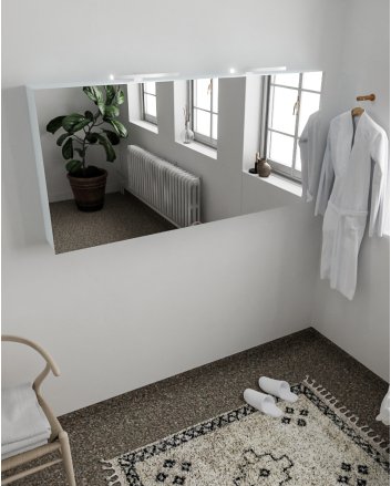 Mondiaz Cubb spiegelkast 150x70x16cm kleur clay met 3 deuren