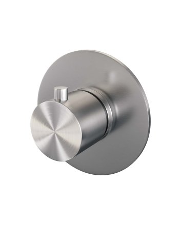 BRAUER Brushed Edition losse inbouwthermostaat met in- en afbouwdelen RVS geborsteld PVD