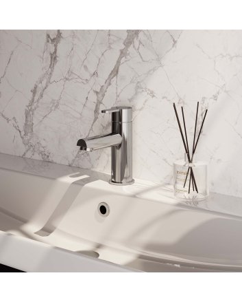 BRAUER Chrome Edition lage opbouw wastafelmengkraan model D chroom