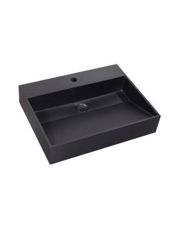 Sani DeLuxe Wastafel Quartz Trend 60, zonder kraangat