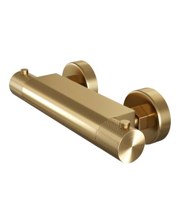 BRAUER Gold Carving opbouw douche thermostaatkraan goud geborsteld PVD