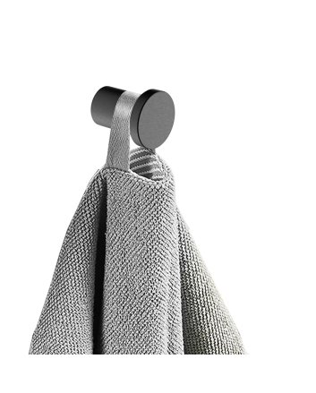 Alonzo handdoekhaak klein gunmetal
