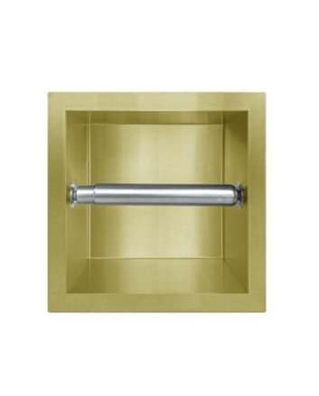 Sani DeLuxe Inbouw rolhouder Goud geborsteld
