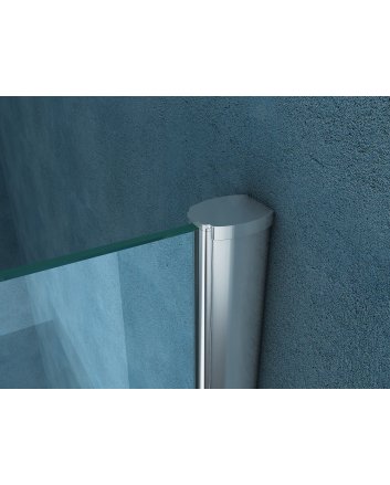 Eco inloopdouche 700 x 2000 x 8 mm nano helder glas/chroom
