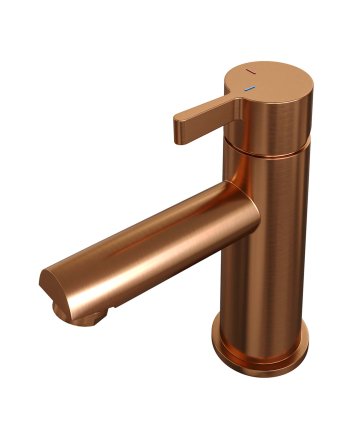 BRAUER Copper Edition lage opbouw wastafelmengkraan model E koper geborsteld PVD