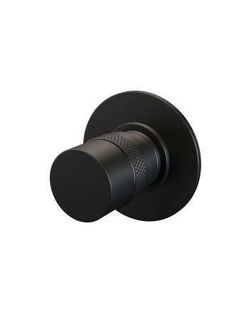 BRAUER Black Edition losse inbouw stopkraan met in- en afbouwdelen mat zwart