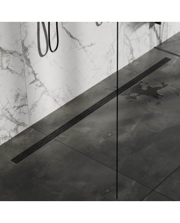 BRAUER Los standaard rooster 7 x 200 zwart