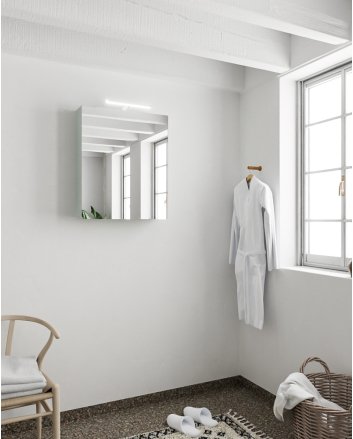 Mondiaz Cubb spiegelkast 60x70x16cm kleur greey met 1 deur