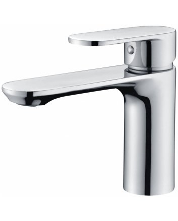 Sani DeLuxe Wastafelmengkraan opbouw Edge rond Chroom
