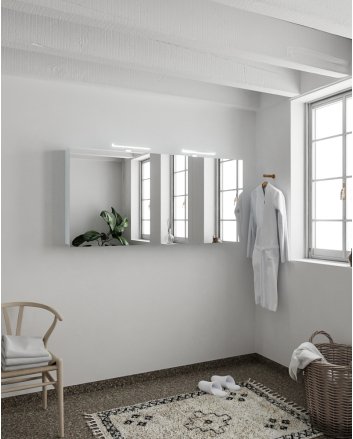 Mondiaz Cubb spiegelkast 150x70x16cm kleur clay met 3 deuren