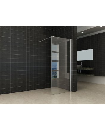 Comfort inloopdouche 800 x 2000 x 10 mm nano helder glas/chroom
