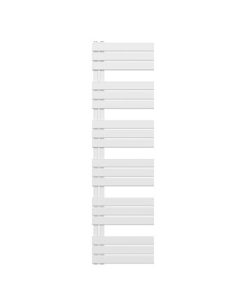 180x50 cm - 900 Watt  - Ecorad Slide - Wit - Handdoekradiator | Designradiator