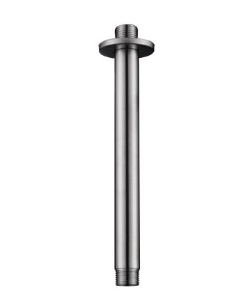 304 douchearm met plafondbevestiging rond 20 cm RVS