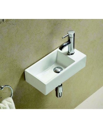 Sani DeLuxe Fonteinset Keramiek Pax 40,5x20x10,5 cm, links