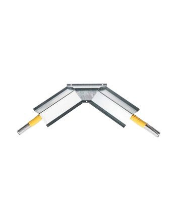 Coverfix bocht DN20 (max. Ø28 mm), 180 mm x 104,4 mm x 2 mm