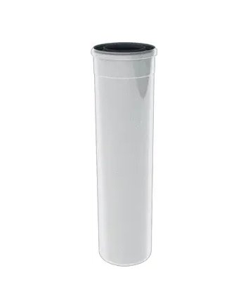 TwinSafe Concentrische Pijp Lengte 250 mm x Ø60/100 mm Wit PP
