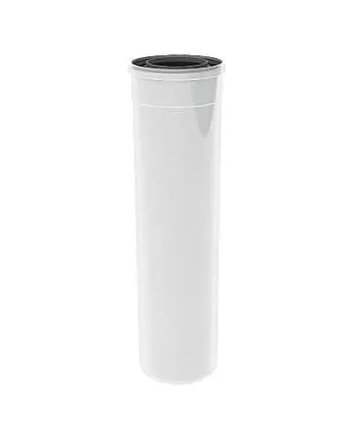 TwinSafe Concentrische Pijp Lengte 1000 mm x Ø80/125 mm Wit PP