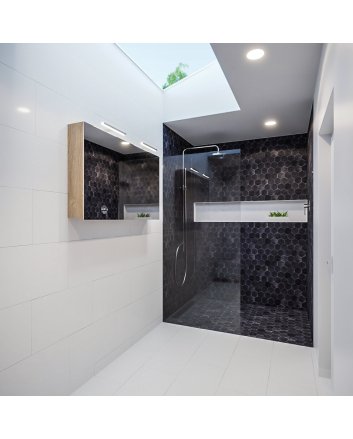 Mondiaz Cubb spiegelkast 120x70x16cm kleur washed oak met 2 deuren