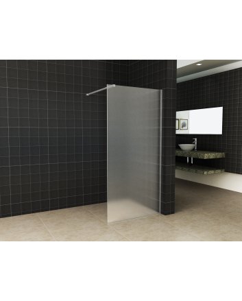 Slim profielset met stabilisatiestang 120 cm geborsteld staal