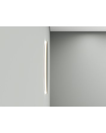 Wiesbaden Novi ronde spiegel met LED, dimbaar 80 cm geborsteld messing