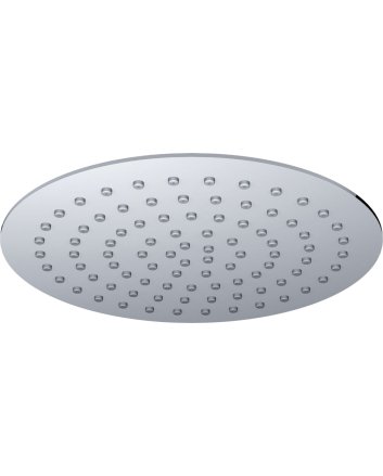 UFO Luxe hoofddouche rond 200mm Ultra plat chroom