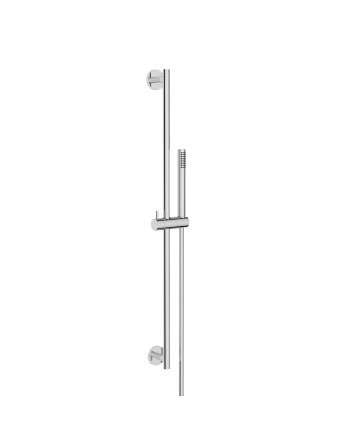 UniMatch glijstangset compleet met staafhanddouche 1 stand chroom