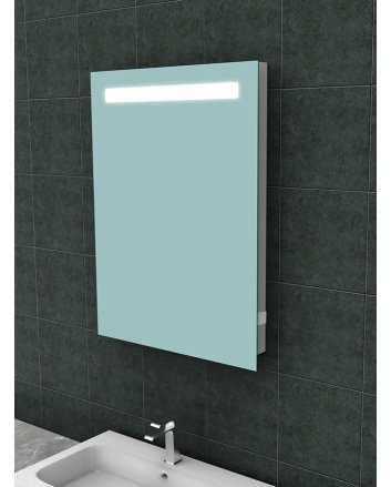 Tigris spiegel rechthoek met LED en stopcontact 60 x 80 cm