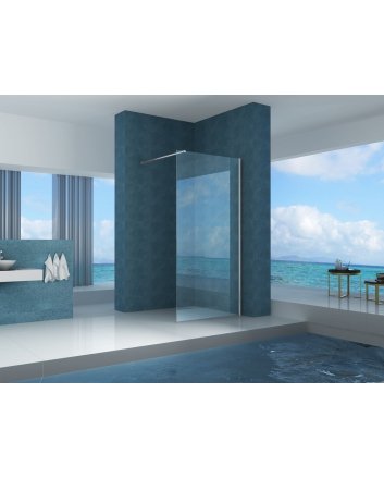 Eco inloopdouche 500 x 2000 x 8 mm nano helder glas/chroom
