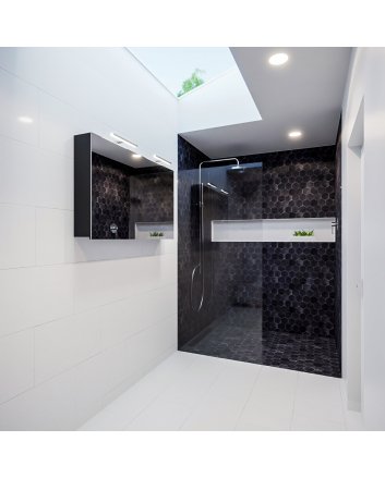 Mondiaz Cubb spiegelkast 120x70x16cm kleur urban met 2 deuren