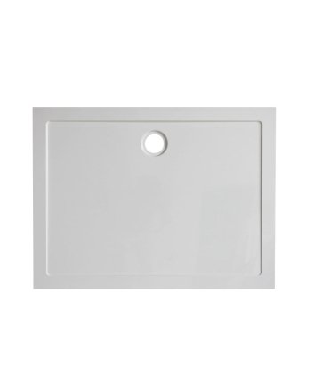 luxe douchebak SMC rechthoek 120x80x4 cm wit