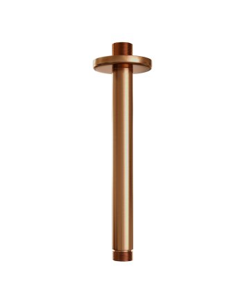 BRAUER Plafondarm 200 mm koper geborsteld PVD