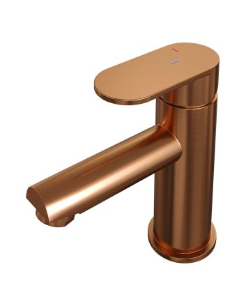 BRAUER Copper Edition lage opbouw wastafelmengkraan model C koper geborsteld PVD